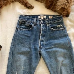Re/done Distressed Jeans - Size 24